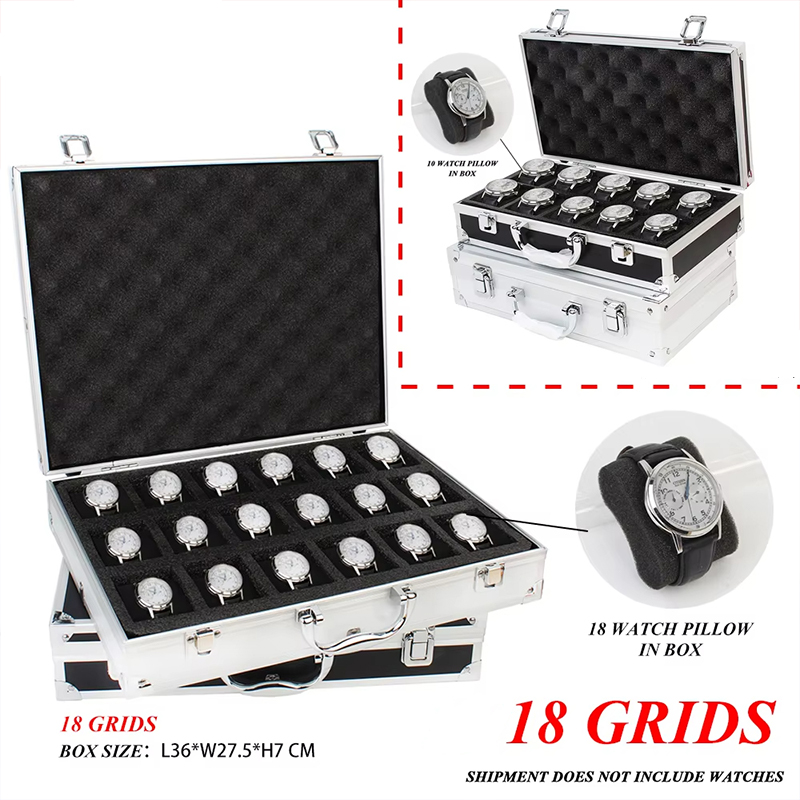 Luxury Watch Storage - Scatola Portatile di Lusso per 18