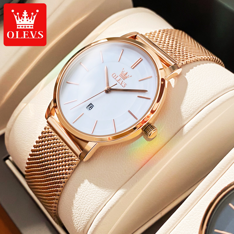 Luxury Watch Storage - Orologi OLEVS per donna orologio impermeabile