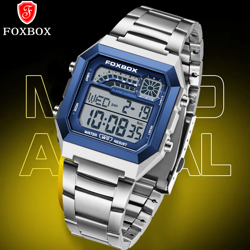 Luxury Watch In Usa - FOXBOX Orologio Digitale di Lusso da