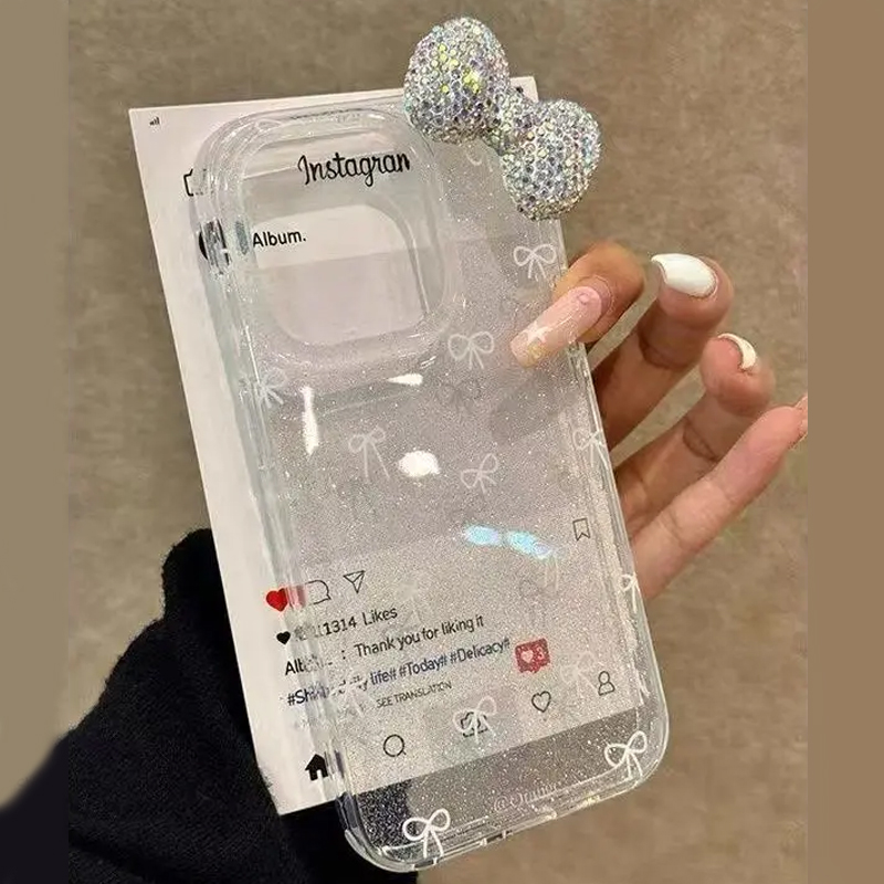 Luxury Watch Case - Custodia per telefono con fiocco pieno