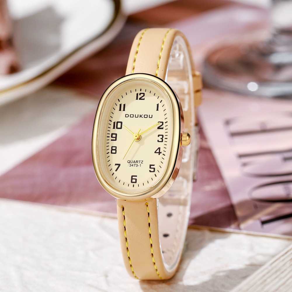 Orologi da donna con quadrante - Luxury Watch With Leather Strap recensione e prezzo