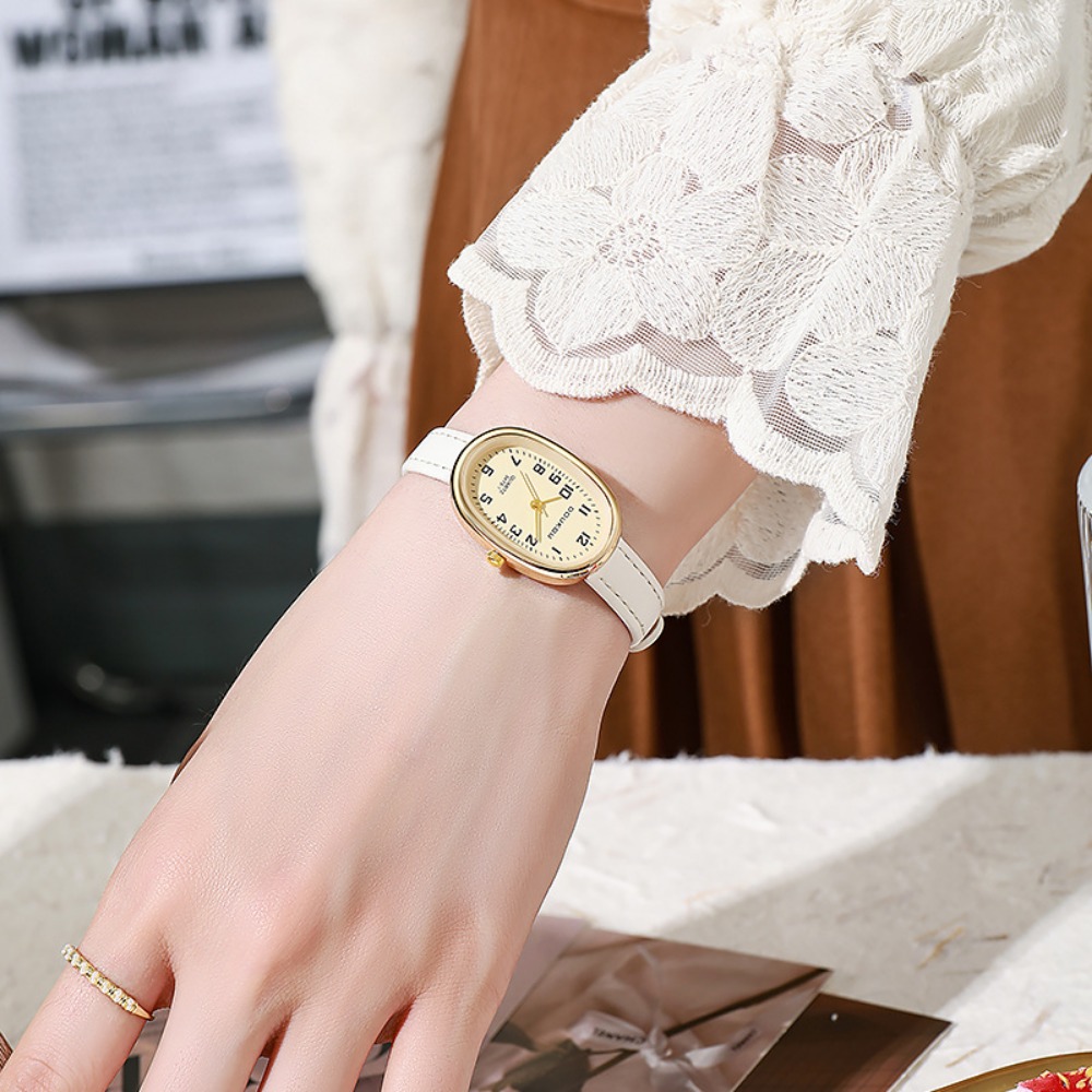 Orologi da donna con quadrante - Luxury Watch With Leather Strap recensione e prezzo