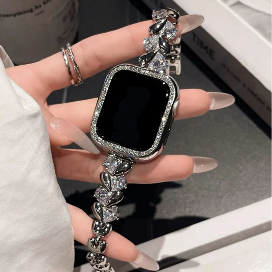 Cinturino con diamanti Love pe - Luxury Watch Apple recensione e prezzo