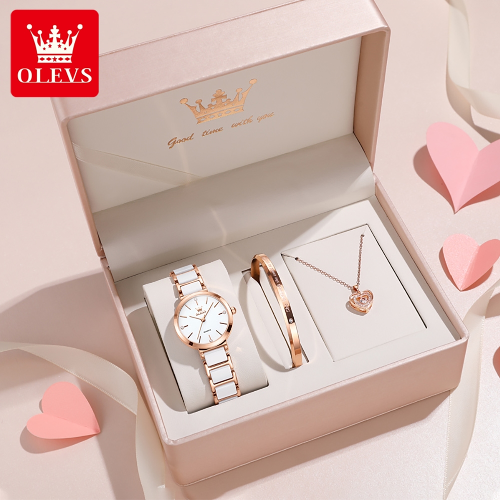 OLEVS Orologio da donna 5877 O - Luxury Watch Storage recensione e prezzo
