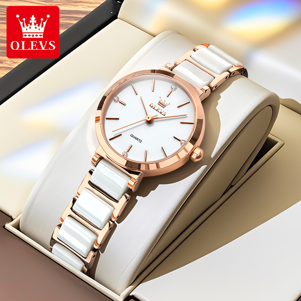 OLEVS Orologio da donna 5877 O - Luxury Watch Storage recensione e prezzo
