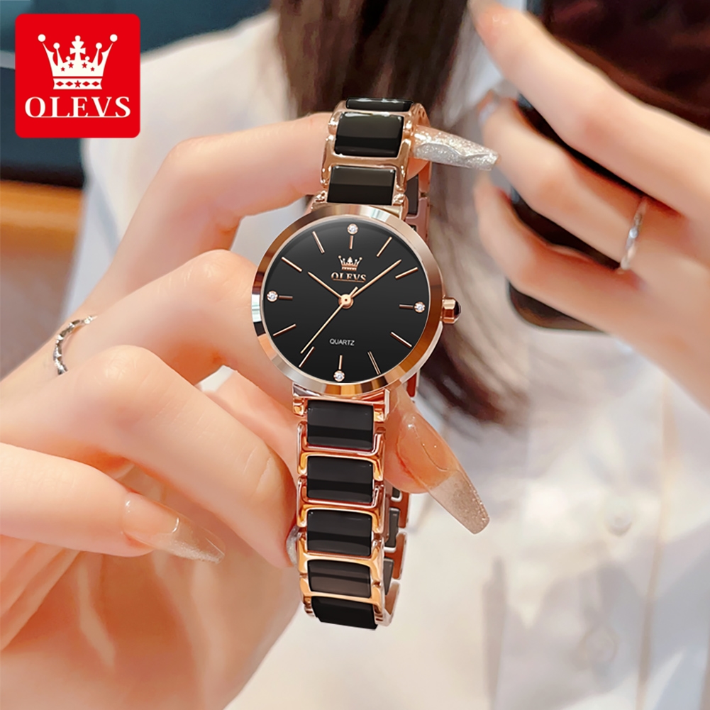 OLEVS Orologio da donna 5877 O - Luxury Watch Storage recensione e prezzo
