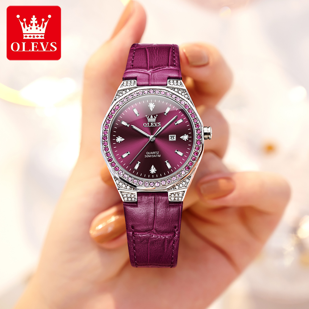 OLEVS Orologi da donna origina - Luxury Watch With Leather Strap recensione e prezzo