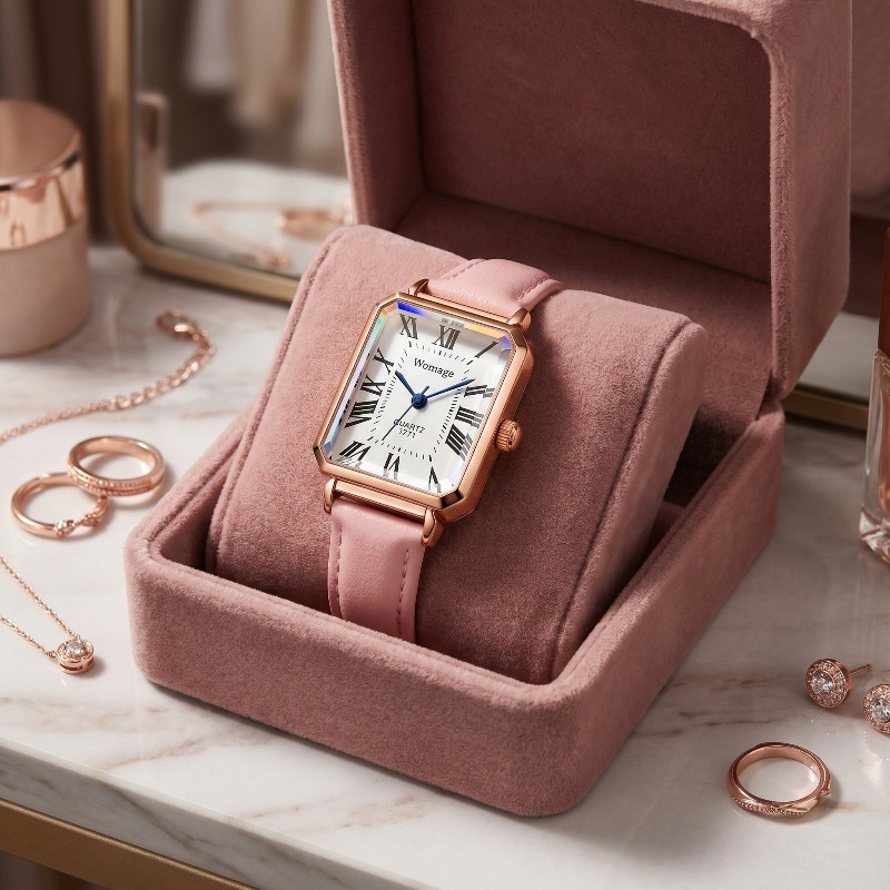 Orologi al Quarzo Rettangolari - Luxury Watch With Leather Strap recensione e prezzo