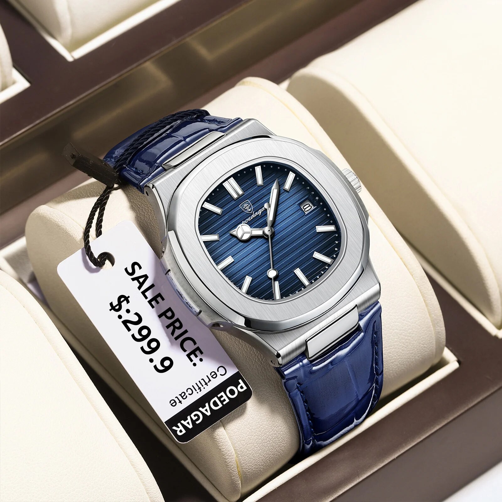 POEDAGAR Top Luxury Square Oro - Luxury Watch Top 10 recensione e prezzo