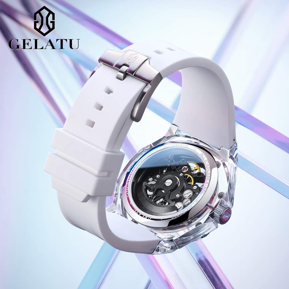 GELATU 8002 Orologio meccanico - Luxury Watch With Leather Strap recensione e prezzo